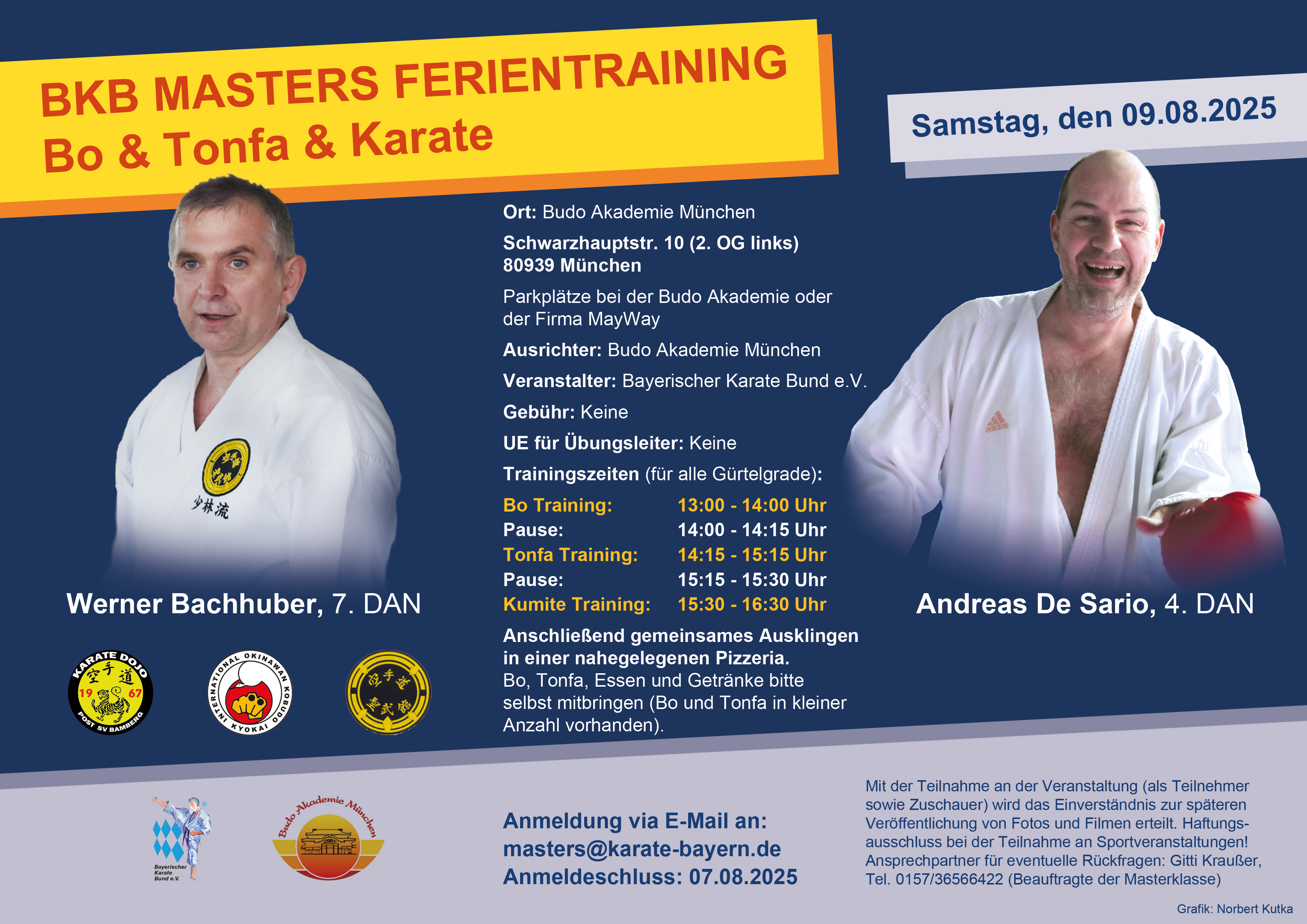 BKB Master Sommertraining in der Budo Akademie München